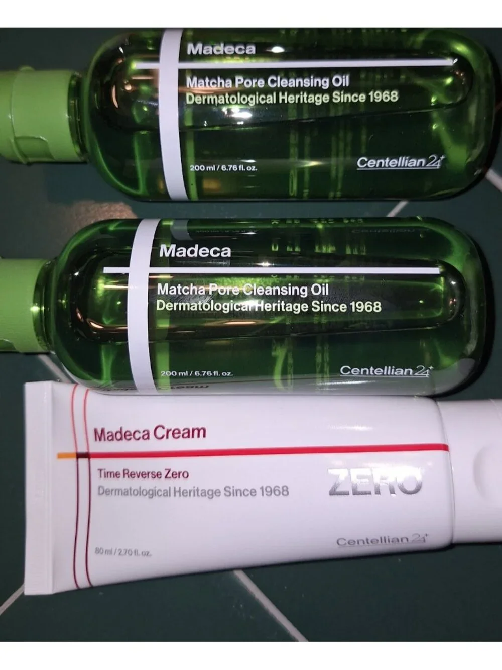 CENTELLIAN24 Madeca & Matcha Cleansing Oil Duo 2 Oils And One Time Reverse Cream